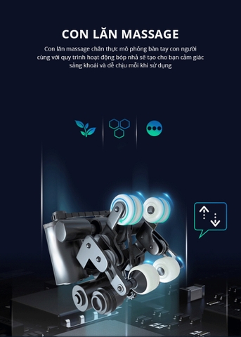 Ghế massage Havinco 550-nâu