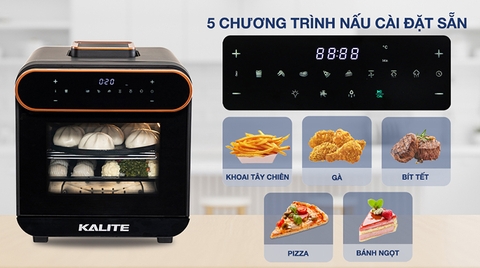 Nồi chiên không dầu Kalite Steam Pro 15 lít