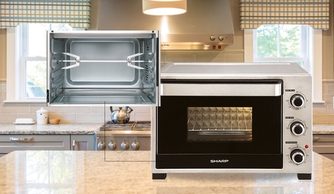 Lò nướng Sharp 38 lít EO-A383RCSV-ST