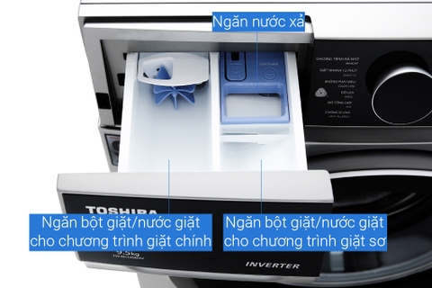 Máy giặt Toshiba lồng ngang Inverter 8.5 kg TW-BK95M4V SK
