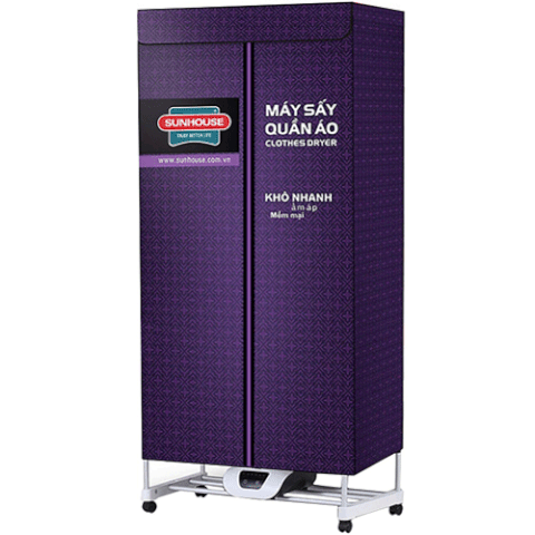 Tủ sấy quần áo Sunhouse 1500W có điều khiển SHD2707