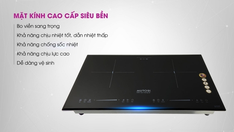 Bếp từ đôi Mutosi MI-95D