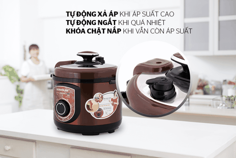 Nồi áp suất điện đa năng SUNHOUSE SHD1550