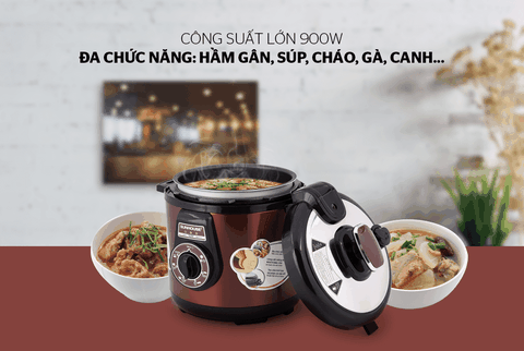 Nồi áp suất điện đa năng SUNHOUSE SHD1562