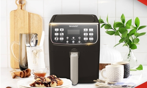 Nồi chiên không dầu Sharp KF-AF55EV-BK 5.5 lít