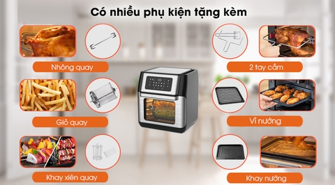 Nồi chiên không dầu Kalite Q10 10 lít