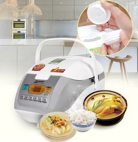 Nồi cơm điện tử Sharp 1.8 lít KS-COM18V