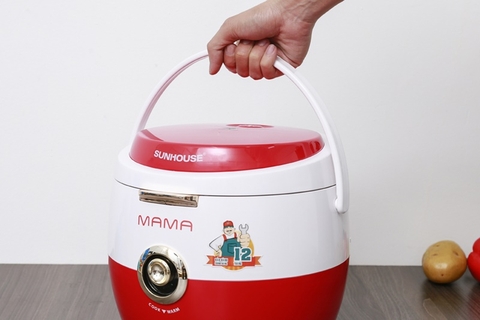 Nồi cơm điện Sunhouse Mama SHD8661 1,8L màu đỏ
