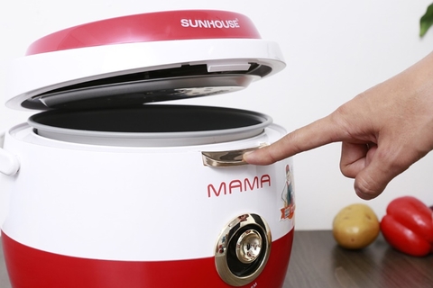 Nồi cơm điện Sunhouse Mama SHD8661 1,8L màu đỏ