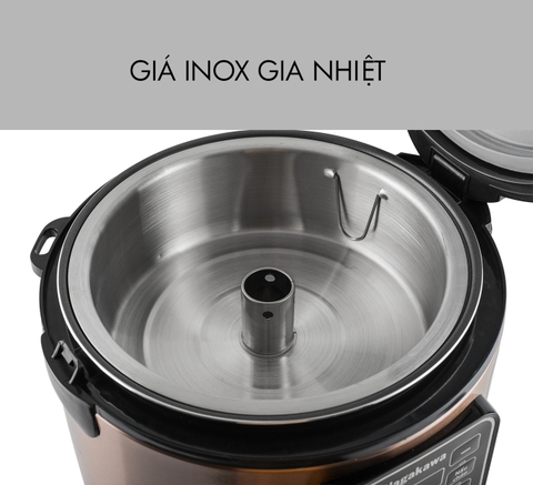 NỒI CƠM ĐIỆN TỬ GIẢM TINH BỘT NAGAKAWA NAG0120