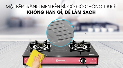 Bếp ga dương Sakura SA-2181EB