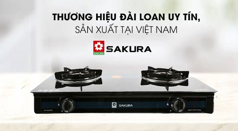 Bếp ga đôi dương Sakura SA-690GH