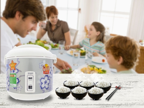 Nồi cơm điện Sharp 1.8L KS-N181ETV "SL"