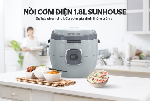 NỒI CƠM ĐIỆN 1.8L SUNHOUSE SHD8663
