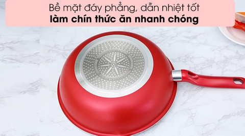 Chảo nhôm sâu chống dính đáy từ 28cm TEFAL So Chef G1358695