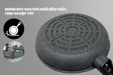 CHẢO SIÊU BỀN ĐÁ SUNHOUSE SBD28