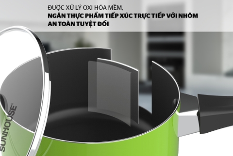 Nồi quấy bột chống dính Sunhouse SHGMP14