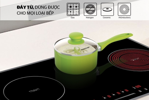 Nồi quấy bột hợp kim nhôm đáy từ Sunhouse SMP15116