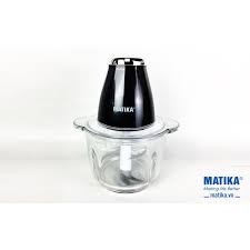Máy xay thịt Matika vỏ thuỷ tinh MTK-3220 300W