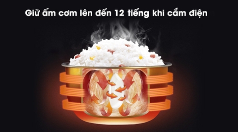 Nồi cơm điện tử Tefal 1.8 lít RK752168