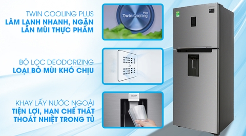 Tủ lạnh Samsung Inverter 360 lít RT35K5982S8/SV