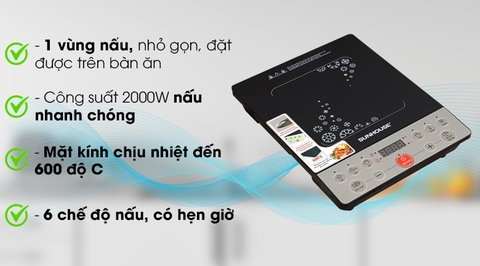 Bếp điện từ cơ Sunhouse SHD6152