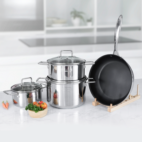 Bộ nồi chảo Elmich EL8075 16,20,22cm, chảo 26cm