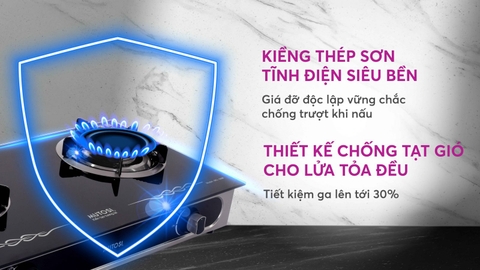 Bếp gas dương Mutosi MG 66M