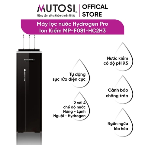 Máy Lọc Nước Mutosi Hydrogen Pro MP-F082-HC2H3 Ion kiềm