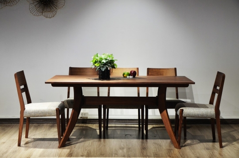 Bộ bàn ăn NARA 1.6m