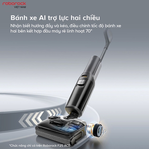 Cây hút bụi lau nhà Khô ướt Roborock F25 - Bảo hành 24 tháng