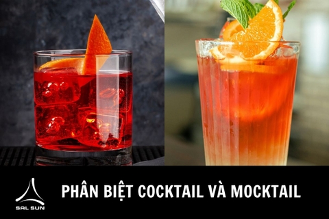 Phân biệt Cocktail và Mocktail