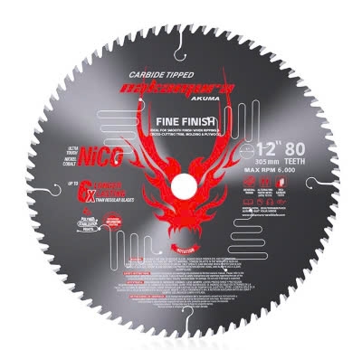 Lưỡi Cắt gỗ AKUMA 305mm- 80T (12' inch)
