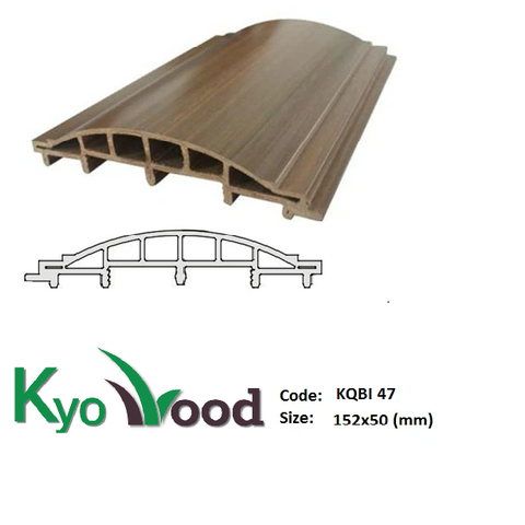 Gỗ Nhựa Ốp Tường Ngoài Trời KQBI 47