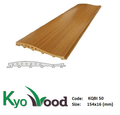 Gỗ Nhựa Ốp Tường Ngoài Trời KQBI 50