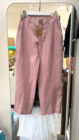 SONO - Quần dài linen form lửng nhiều màu