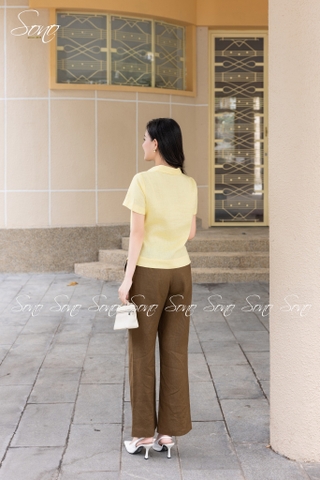 SONO - Quần dài Linen li giữa