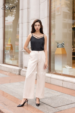 SONO - Áo linen 2 dây chéo