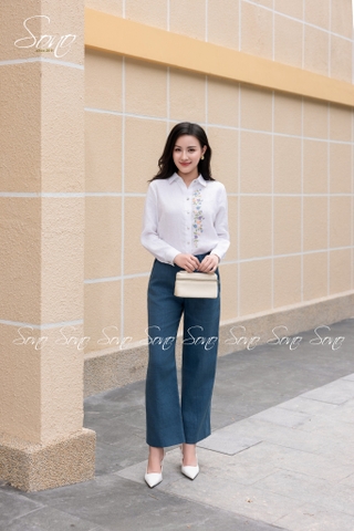 SONO - Quần dài linen rã li