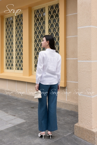 SONO - Quần dài linen rã li