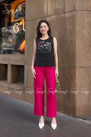 SONO - Quần dài linen rã li