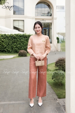 SONO - Quần dài Linen li giữa