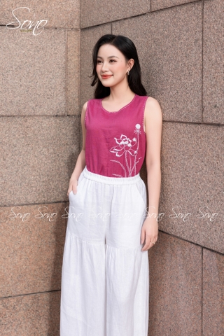 SONO - Quần váy linen freesize