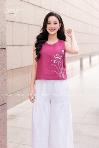 SONO - Quần váy linen freesize