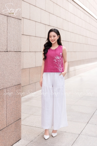 SONO - Quần váy linen freesize