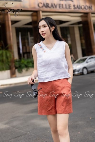 SONO - Quần short linen
