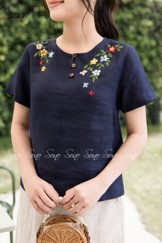 SONO - Chân váy linen form A