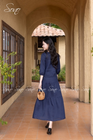 SONO - Chân váy linen 3 tầng
