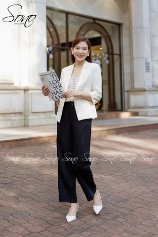 SONO - Áo vest linen tone nhạt