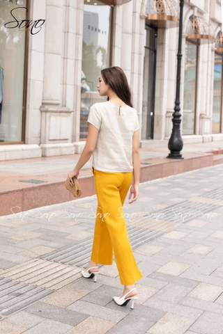 SONO - Áo linen thêu hoa 5 cánh